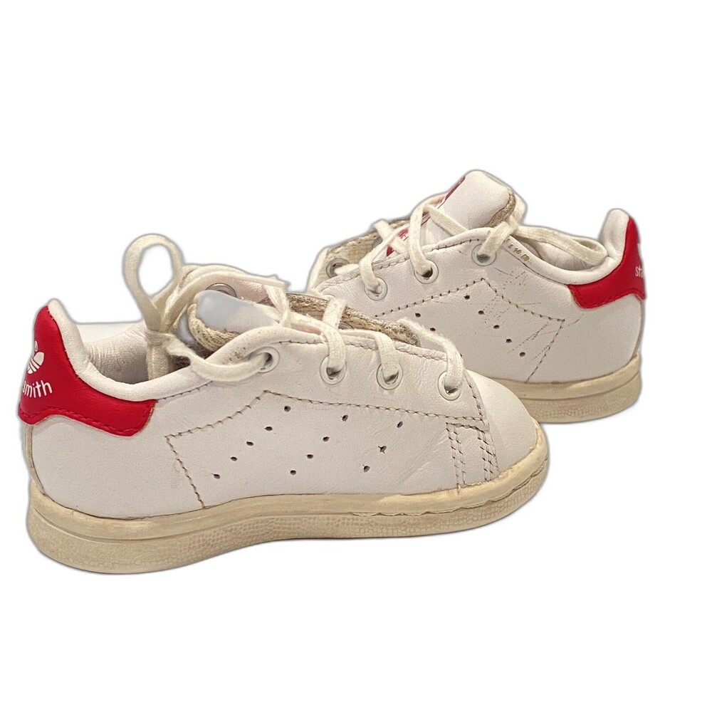 Adidas Originals Stan Smith I BB2999 FTW White/Bold Pink Toddlers Shoes Sz 4K